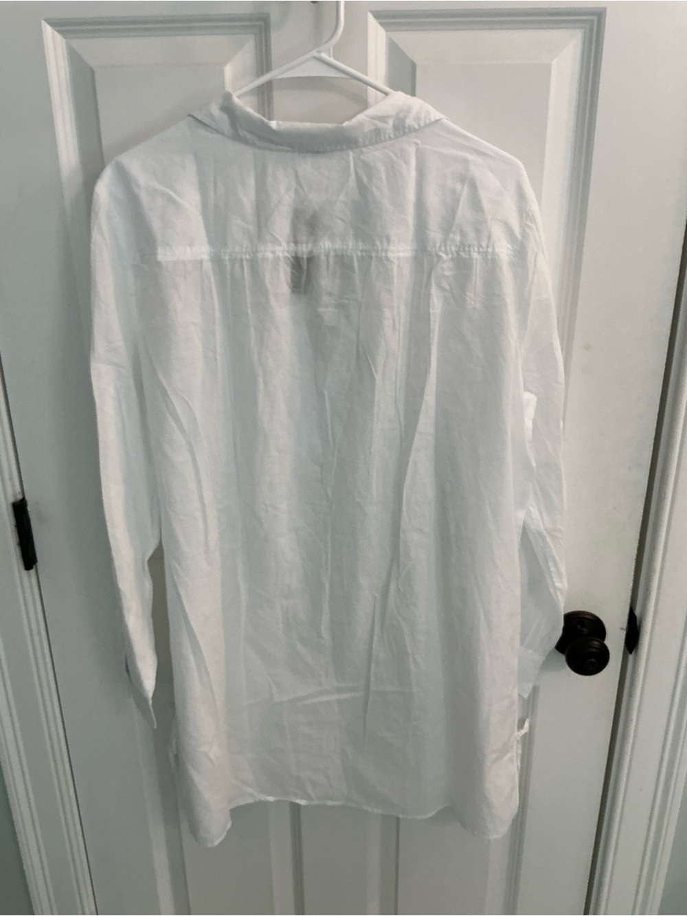 NWT J. Crew Cotton voile tunic cover-up with side ties sz large - Picture 5 of 7